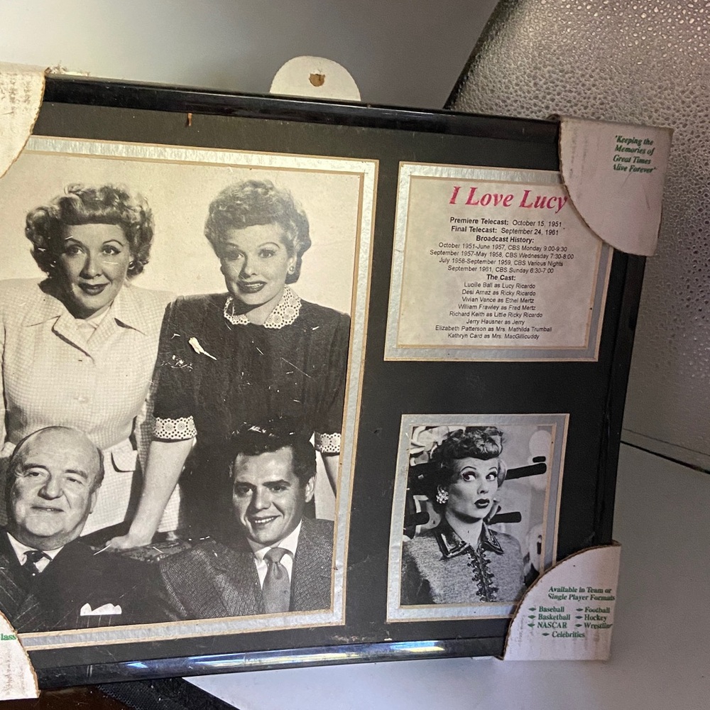 I Love Lucy Vintage Photo Collage